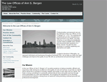 Tablet Screenshot of bergenlawoffices.com
